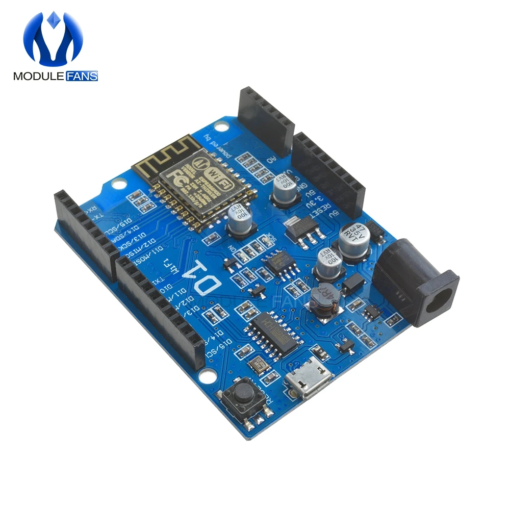 OTA WeMos D1 CH340 WiFi Беспроводная макетная плата ESP8266 ESP 12E IDE UNO R3 для ARDUINO совместимый
