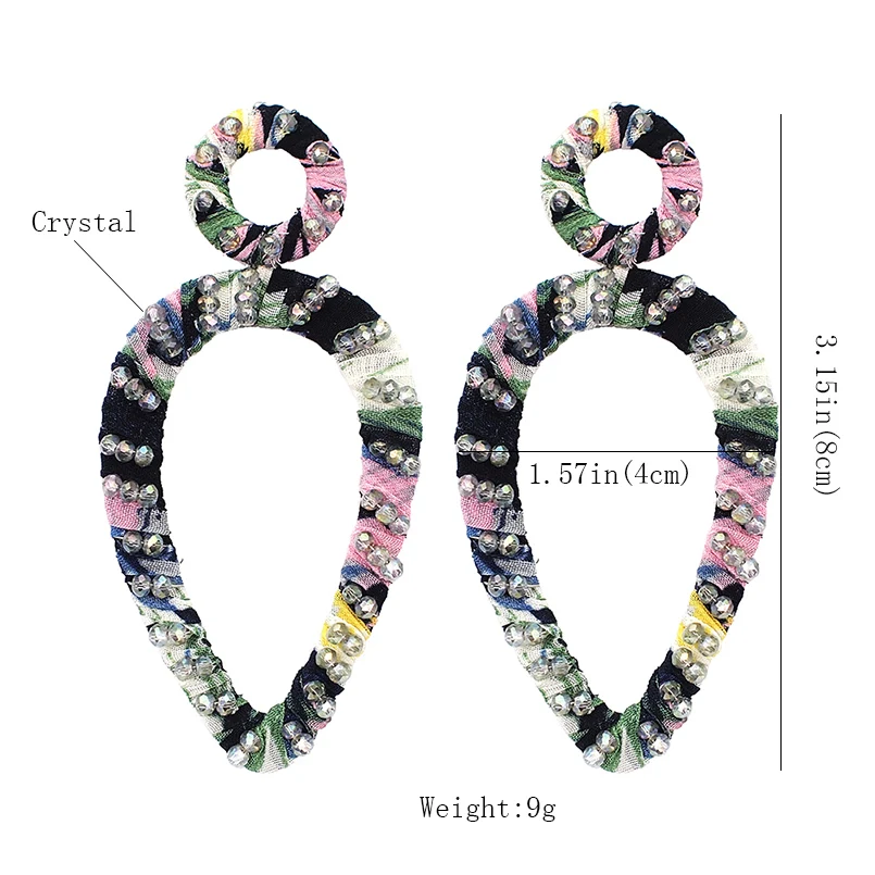 Модные висячие серьги MANILAI для женщин очаровательные серьги-подвески с