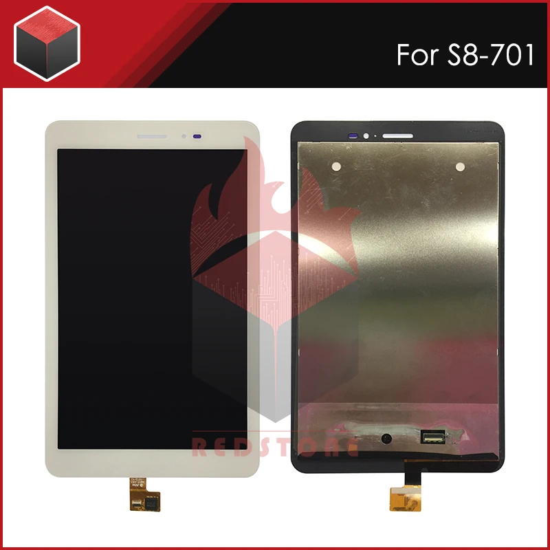 Замена ЖК дисплей Дисплей + сенсорная панель Экран в сборе для huawei MediaPad T1 8 0 S8 701U 701