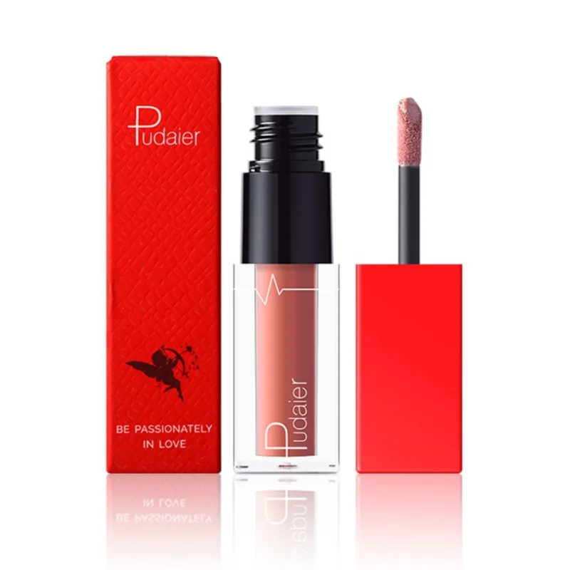Pudaier Жидкий блеск для губ длительная антипригарная помада которая не оставляет