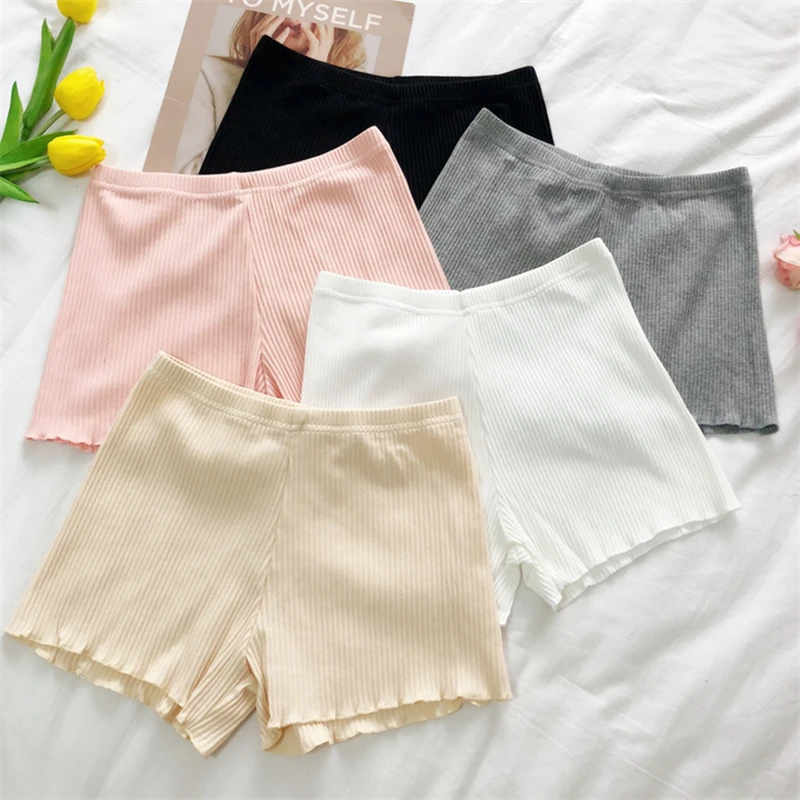 Женские летние безопасные шорты дышащие для нижней юбки бесшовные эластичные