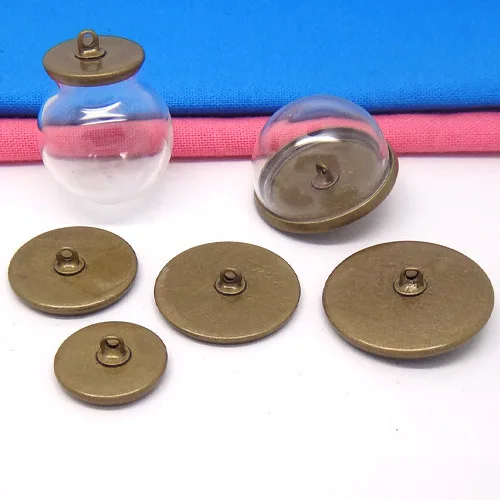 10 шт./лот античные бронзовые коннекторы с подвеской подходят для 12 14 16 18 20 мм