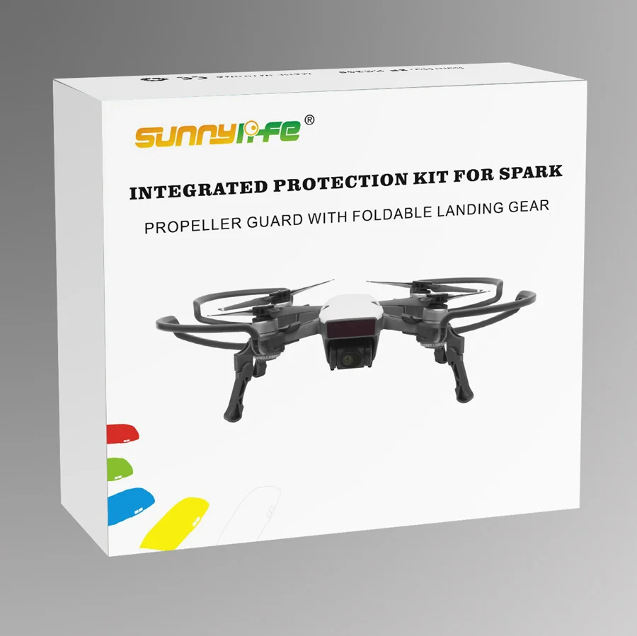 

SunnyLife Propeller Guards Protector for DJI SPARK Shielding Rings with Folding Landing Gears Stabilizers