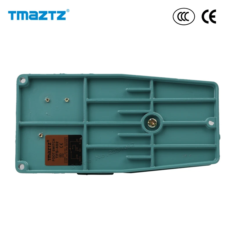 Ножной металлический Педальный переключатель с нескользящей поверхностью 15 А 250