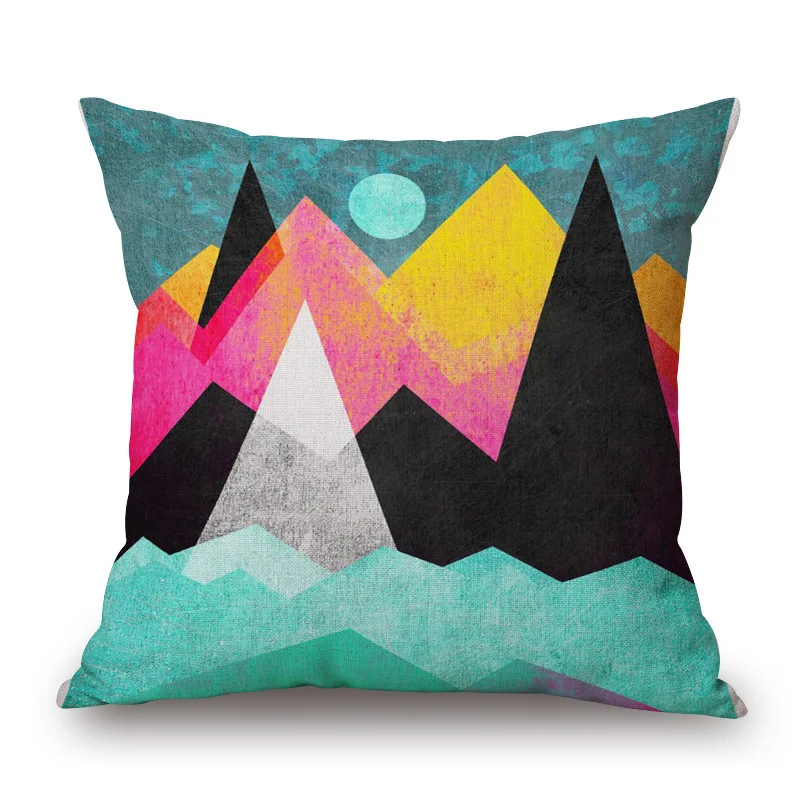 18 &quotЕвропейский Простой цветной окрашенный хлопковый льняной геометрический