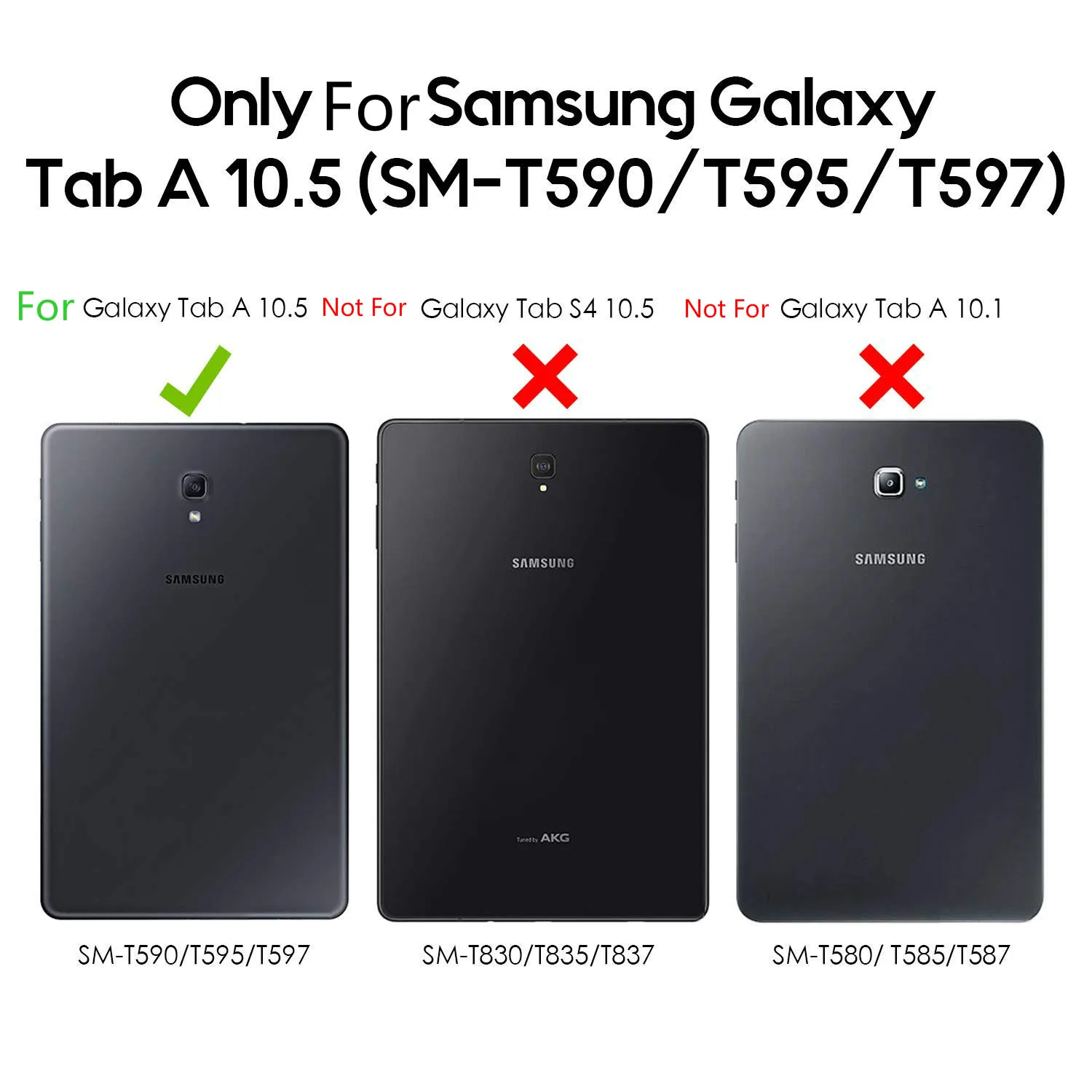 Чехол для Samsung Galaxy Tab A 10 5 &quot2018 SM T590 T595 T597 чехол 360 полный защитный мягкий TPU