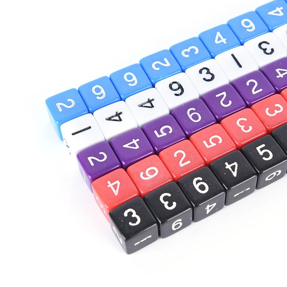 10 шт. D6 игральные кости шестигранные матрицы с цифрами Для Веселых вечеринок