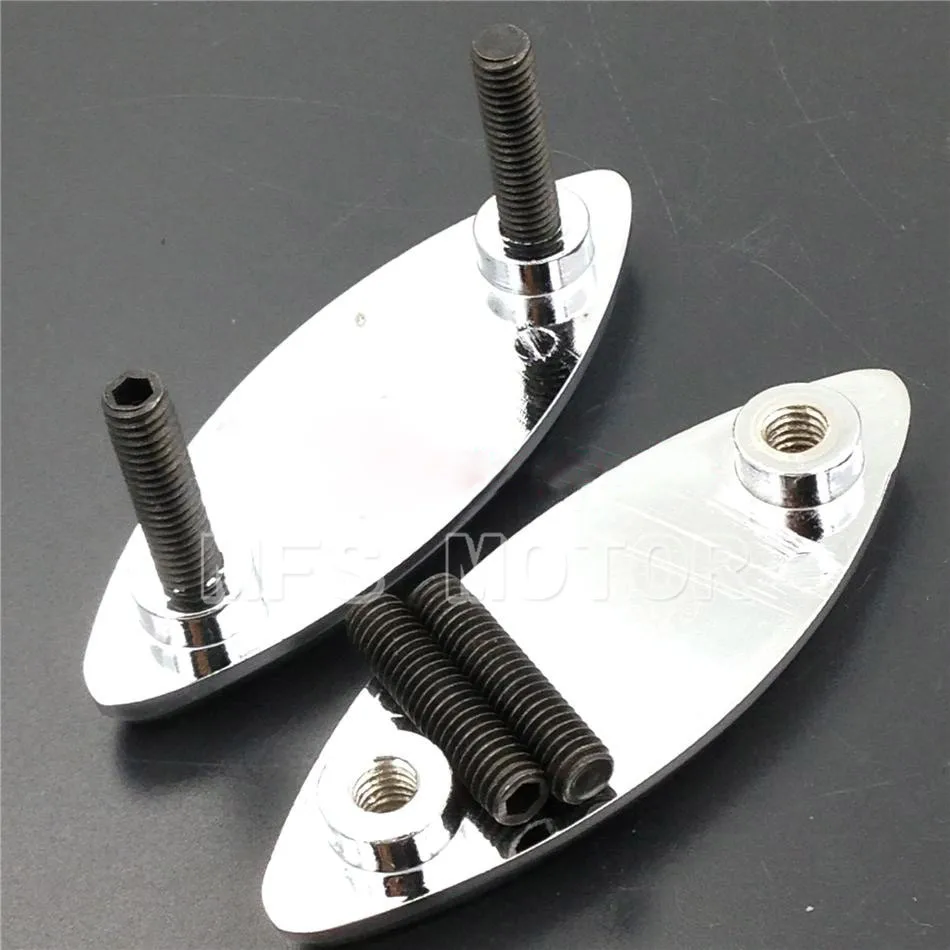 

Mirror Block off base for Kawasa 2006-2009 Ninja ZX-14 ZX-14R ZX1400 CHROME Motorcycle Part