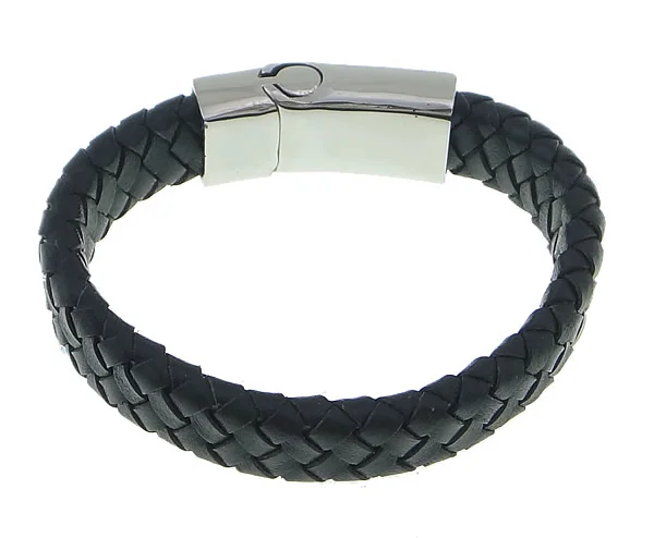 Оптовые ювелирные изделия из силиконовой резины Для мужчин Braclet Нержавеющая сталь черный браслет Мода Браслеты Прохладный Для мужчин ювелирные изделия