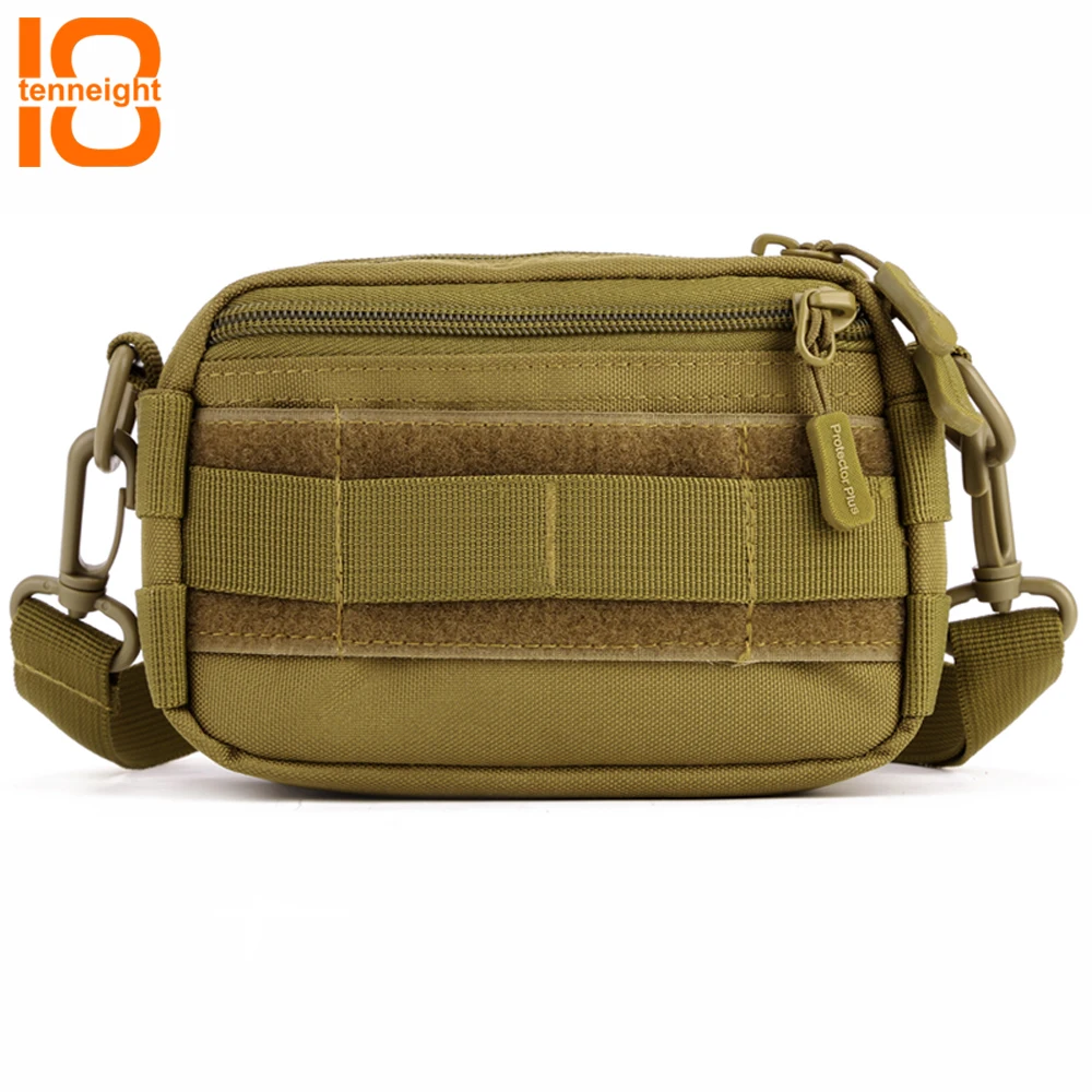 

TENNEIGHT тактическая сумка через плечо MOLLE мини сумка через плечо нейлоновая поясная сумка mem аутсорсинг упаковка Ультралегкая сумка для альпи...