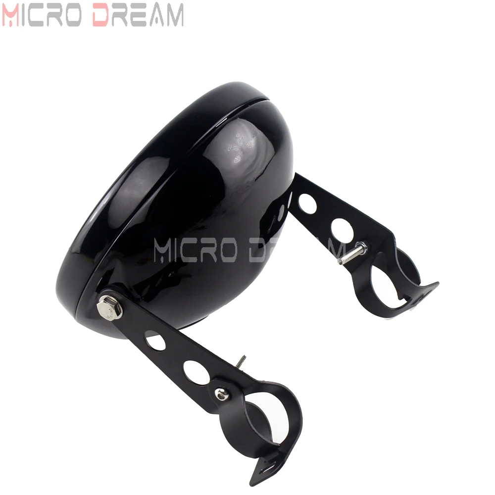 7 дюймовый черный мотоциклетный фонарь с креплением на голову кронштейн зажимом