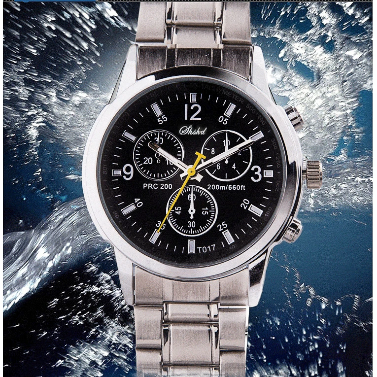 Часы наручные мужские кварцевые водонепроницаемые в деловом стиле|Кварцевые