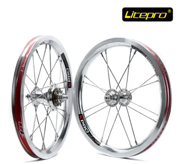 Litepro Starlight 14 дюймовые колеса для велосипеда, складные колеса для BYA412 BMX запчасти