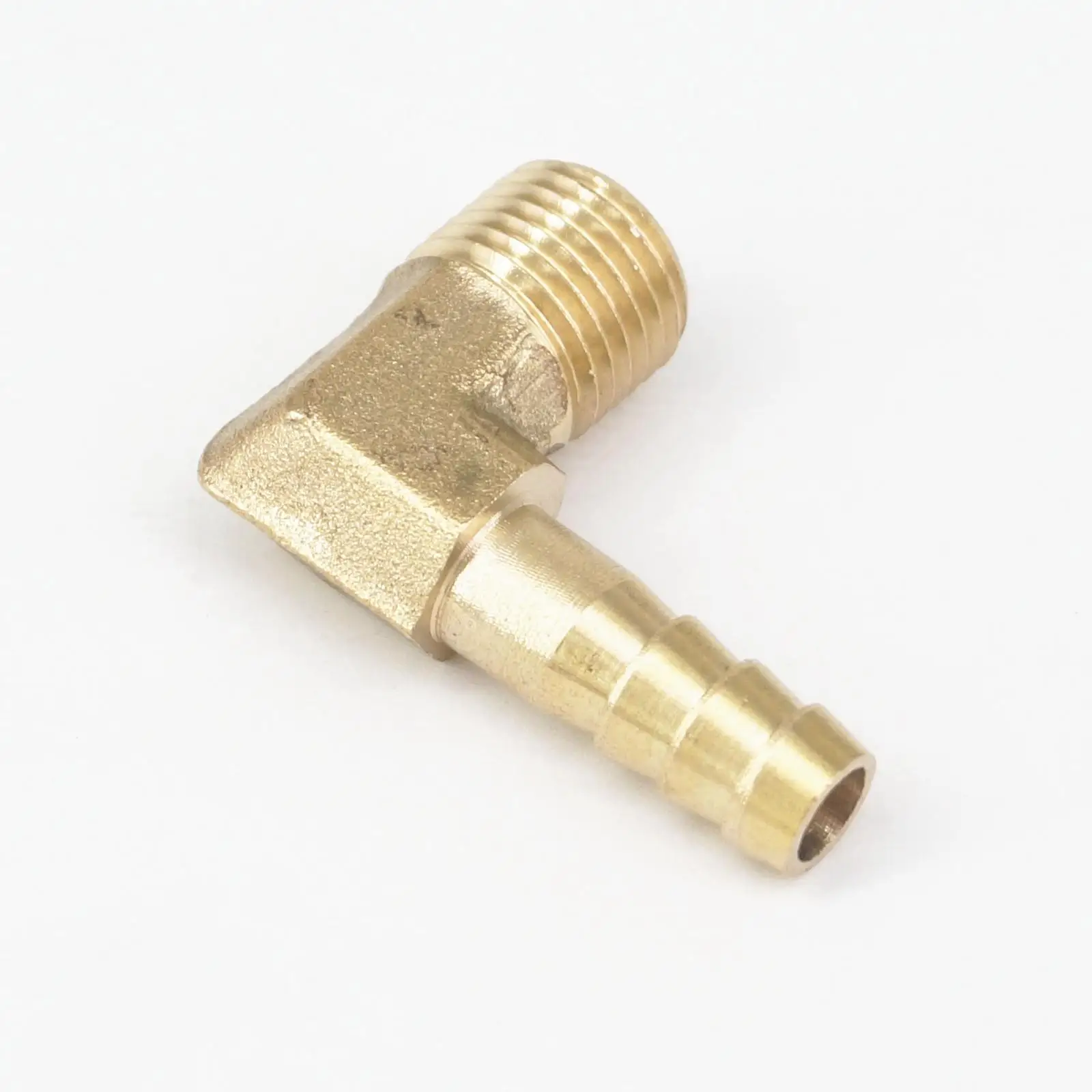 Партия 2 штуцера для шланга I/D 8 мм x 1/4 дюйма наружная резьба BSP коленчатая Латунная
