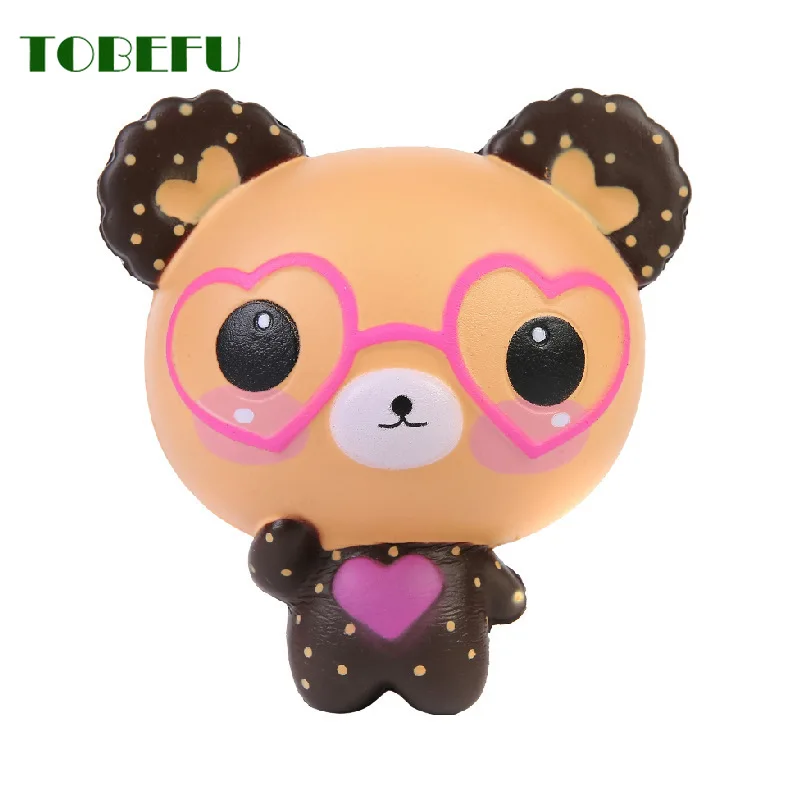TOBEFU снятие стресса Ароматические сжимаемые милые очки Медвежонок