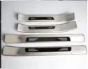 Красный Для Mitsubishi Outlander Автомобильная педаль порога Накладка рамка внешняя крышка Порог 4 шт - Цвет: Красный