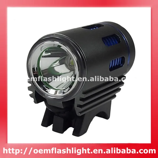 Free Shipping New Cree XM-L2 U2 LED 4+2-Mode 1100 Lumens Bike Light - Grey and Blue | Лампы и освещение