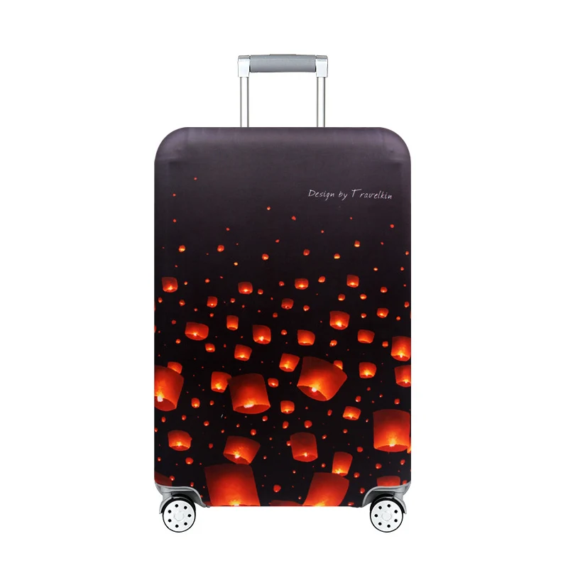 Kongming Lantern RHXFXTL костюм чехол Чехол дорожная тележка чемодан защитный чехол для S/M/L/XL/18-32 дюймов багажная крышка дорожные аксессуары - Цвет: Kongming Lantern