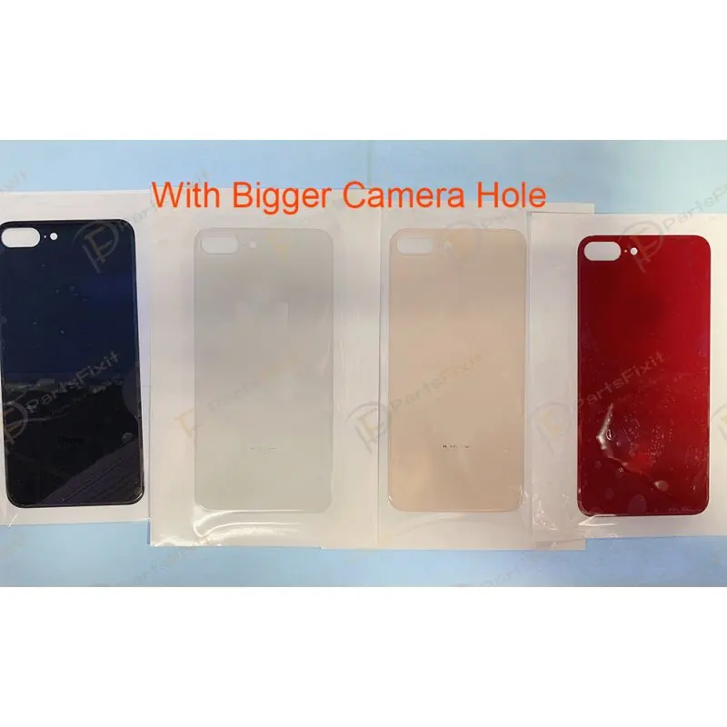 Заднее стекло с большим отверстием для камеры для iPhone 8 8p x xr xs Xs max заднее стекло с большим отверстием для камеры