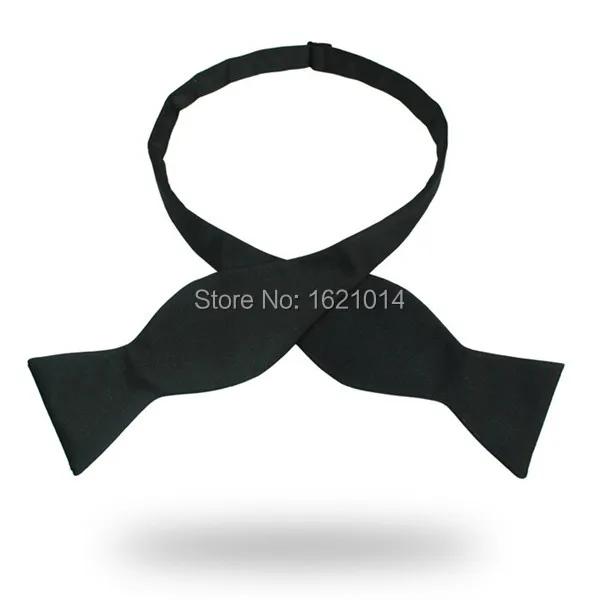 Высококачественный однотонный галстук бабочка ярких цветов классическое