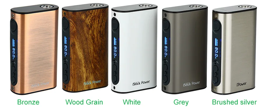 Eleaf iPower 80 Вт мод 5000 мАч батарея и 40 Вт iStick мощность нано мод 1100 мАч Fit Melo 3/Melo 3 мини танк электронная сигарета Vape мод