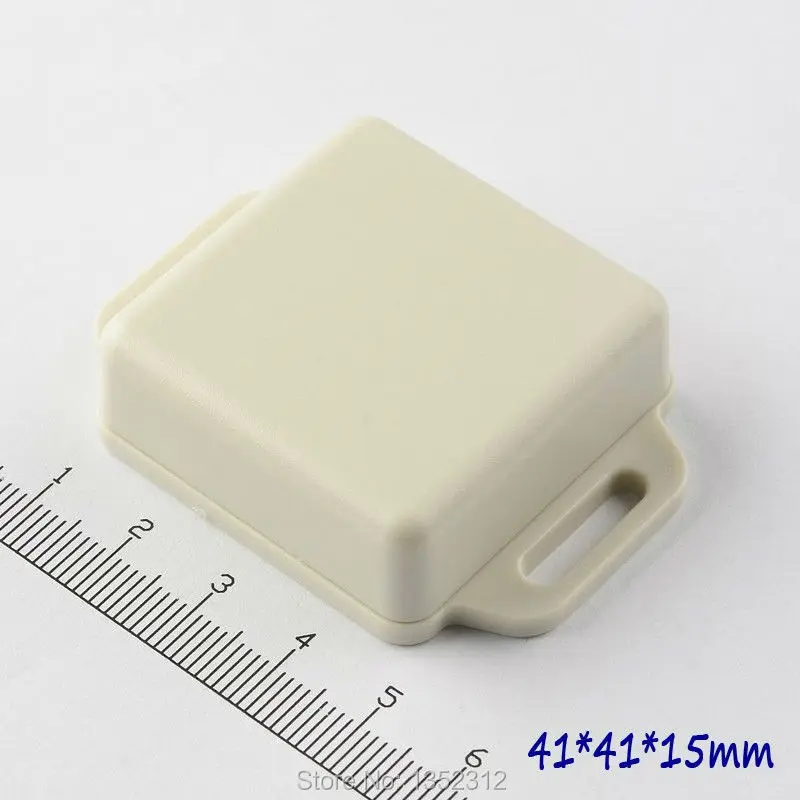 

50 pcs/lot 41*41*15mm plastic project box for electronic wall mount plastic enclosure for pcb abs DIY junction box