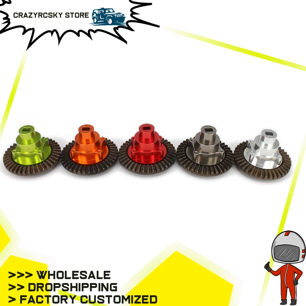 RCAWD Connect Box Steel 38T Gear 180009 18009 для RC Car 1:10 Hsp Hispeed 94180 Rock Crawler новые