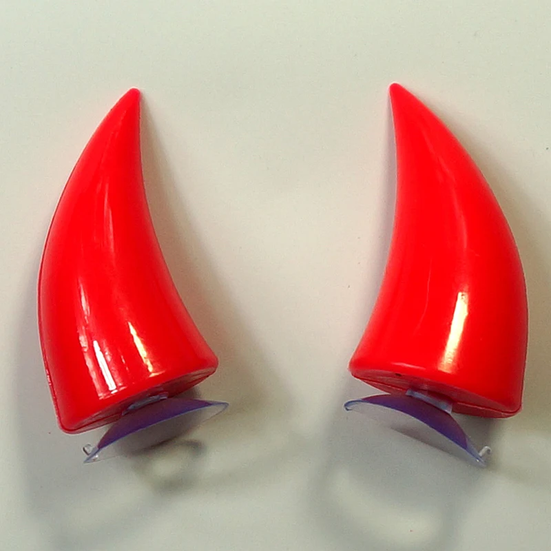 Шлем мотоциклетный в стиле панк Модный шлем с дьявольским Рогом украшение из