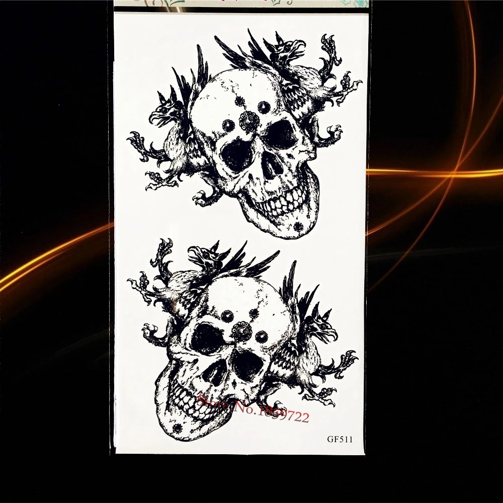 1 лист 3D детская Цветная Бабочка Временная тату-наклейка водостойкая краска на