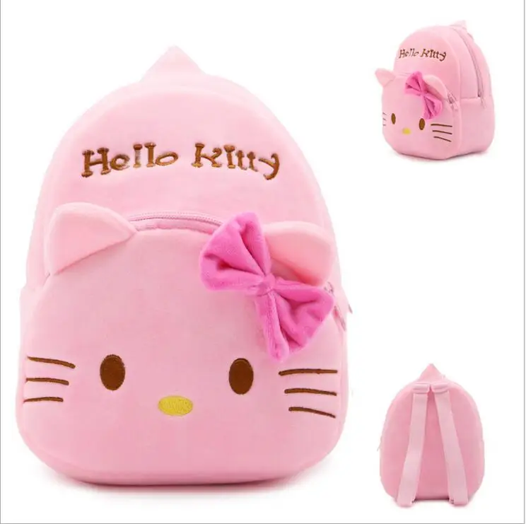 9color Pink Cartoon Animal Doll Backpack Accessories Fits Children's gifts kindergarten boy girl baby student bags Mochila | Игрушки и