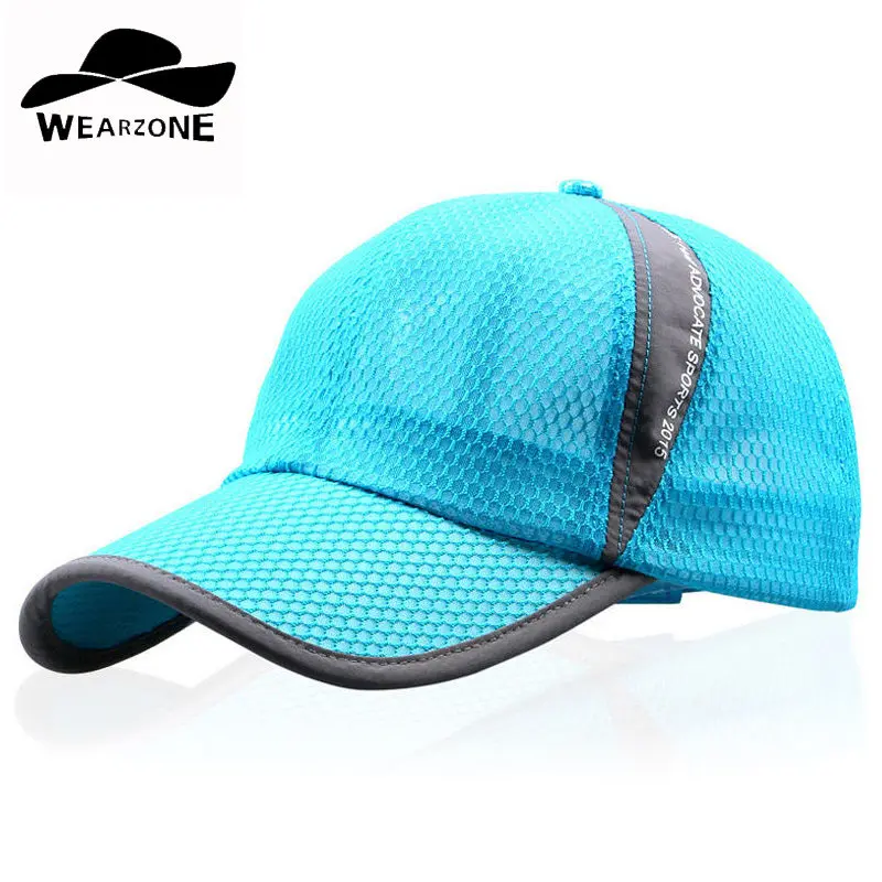 

Men Women Mesh Quick-Dry Baseball Hat Adjustable Outdoor Sports Summer Visor Cap