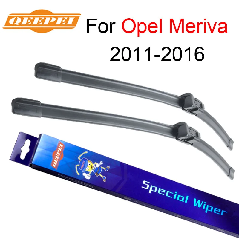 Стеклоочистители qeepei для Opel Meriva 2011 2012 2013 2014 2015 2016 силиконовой резины лобового