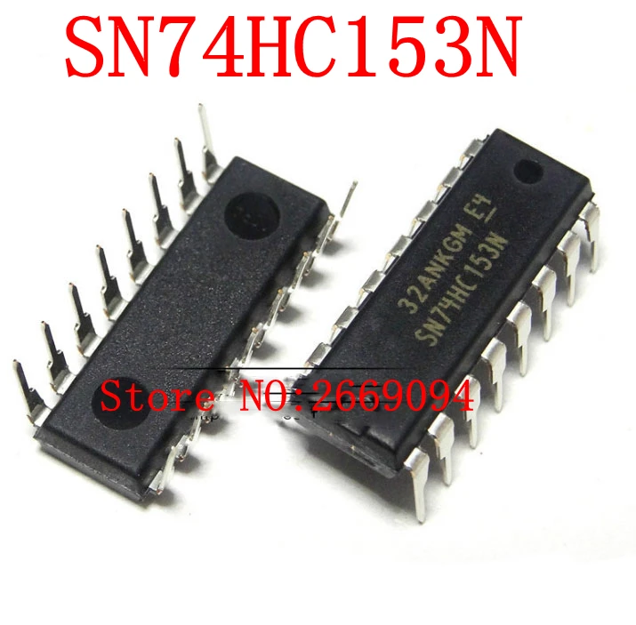1 шт. микросхема MC74HC153N SN74HC153N SN74HC153 74HC153N 74HC153 DIP16 | Электроника