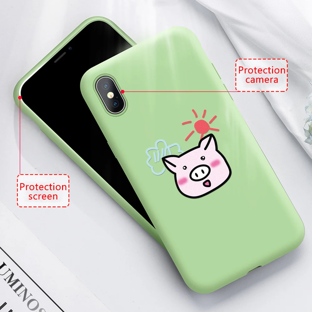 Чехол для iPhone X Xr Xs 11 12Pro Max из мягкого ТПУ зеленого цвета с рисунком кактуса 6 S 7 8 Plus