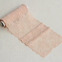 2yards pinkgolde exquisite elastic stretch lace trim high quality lace fabric diy craftsewing dress clothing accessories