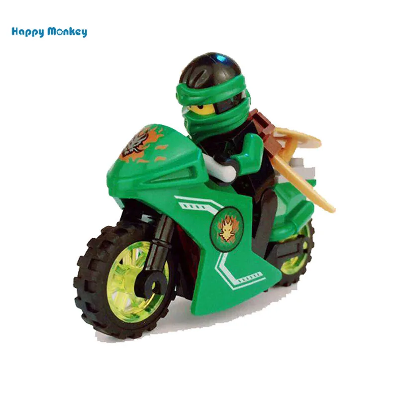 2018 хит нинжалы мотоциклетные строительные блоки кирпичи игрушки Совместимые