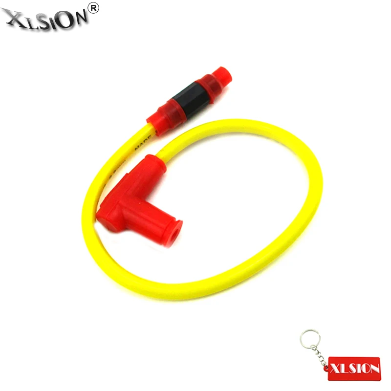 XLSION Aftermarket 8 мм двухъядерный гоночный кабель питания Катушка зажигания для ATV Dirt Pit