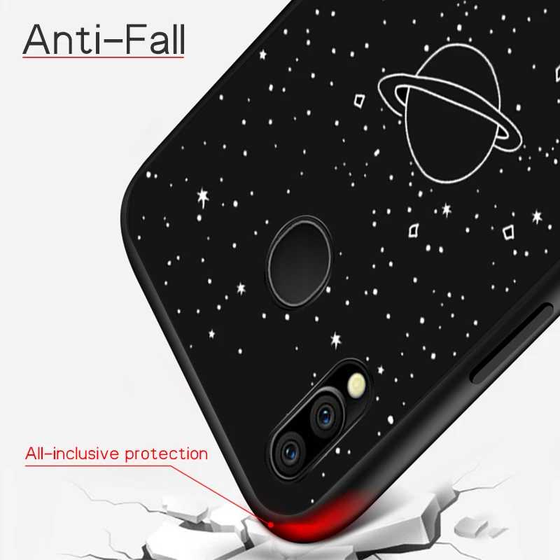 Силиконовый чехол с рисунком для Samsung A50 мягкий из ТПУ Galaxy M30 M20 M10 A70 A40 A20 A10 парные