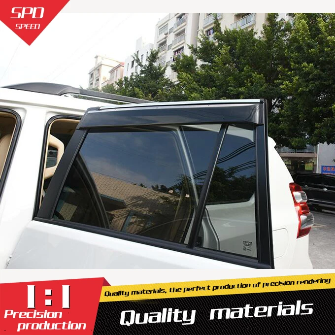 Для PRADO Пластиковый оконный козырек Vent Shades Защита от солнца и дождя для LAND CRUISER