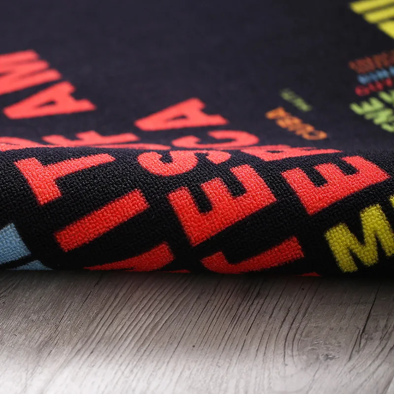 CIGI креативный коврик с разноцветными буквами нейлоновый прямоугольный