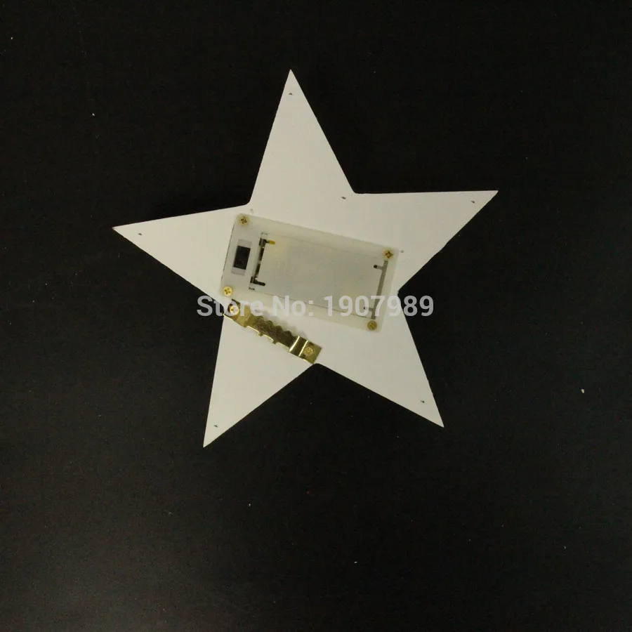 

MINI white wooden star shape light LED Marquee Light Sign LED light valentine's gift Indoor Dorm FREE SHIPPING