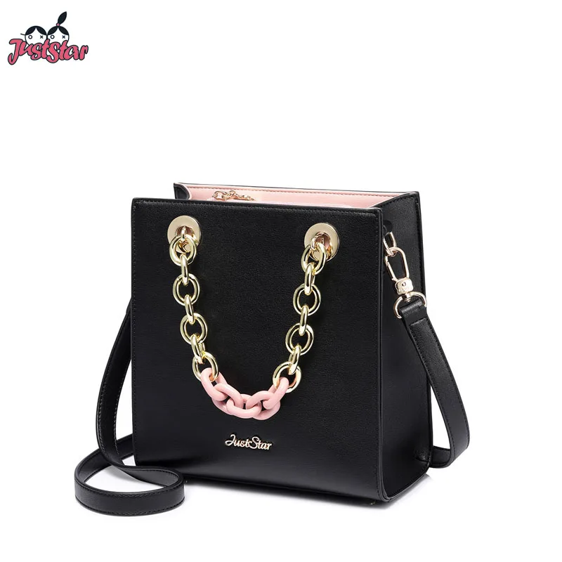 JUST STAR женские Сумки из искусственной кожи дамская модная сумка тоут с ручкой на