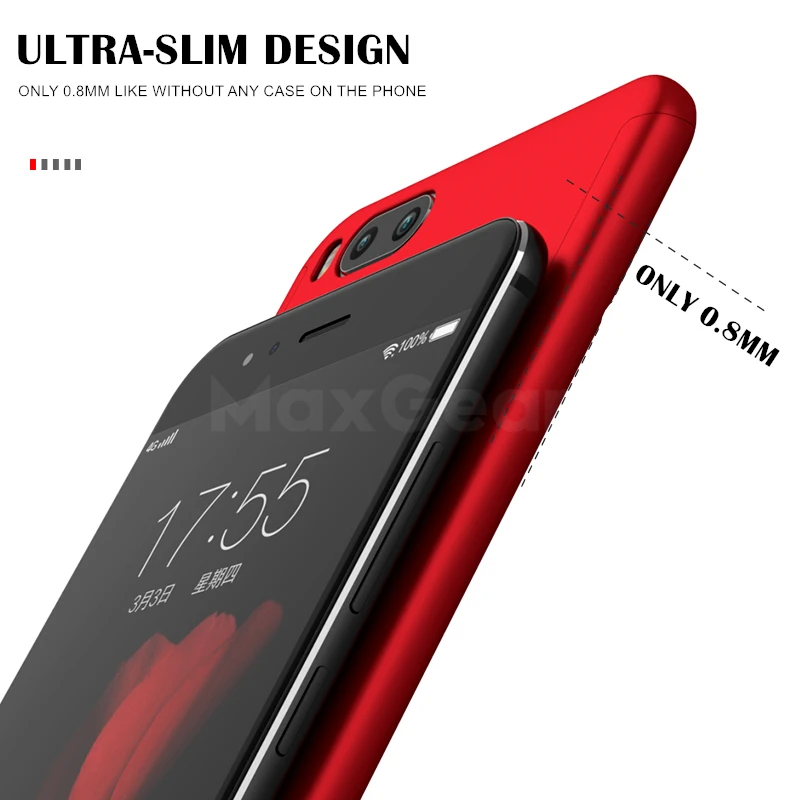 For Xiaomi Mi POCOPHONE F1 Case 360 Degree Full Body Cover 5 5X 6X A1 A2 5S Plus Mi6 8 SE Hybrid With Tempered Glass |