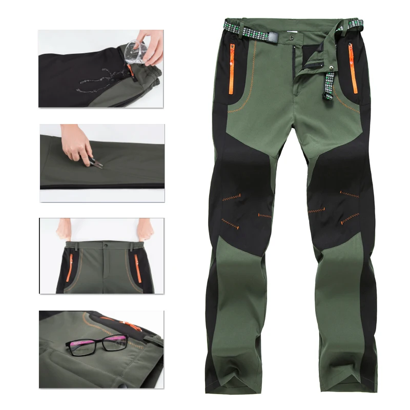 Походные брюки летние женские и мужские уличные водонепроницаемые
