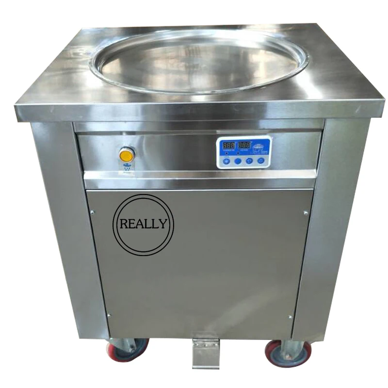 

DHL ship 110V single pan fried ice cream machine R410a
