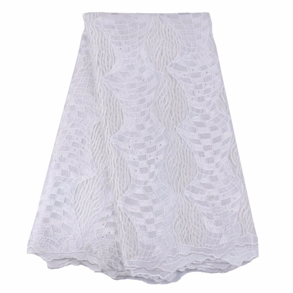 (5 Ярдов/шт) Chic 3D Дизайн Вышитые Лоскутное Тюль Кружева Органзы Ткани Французский