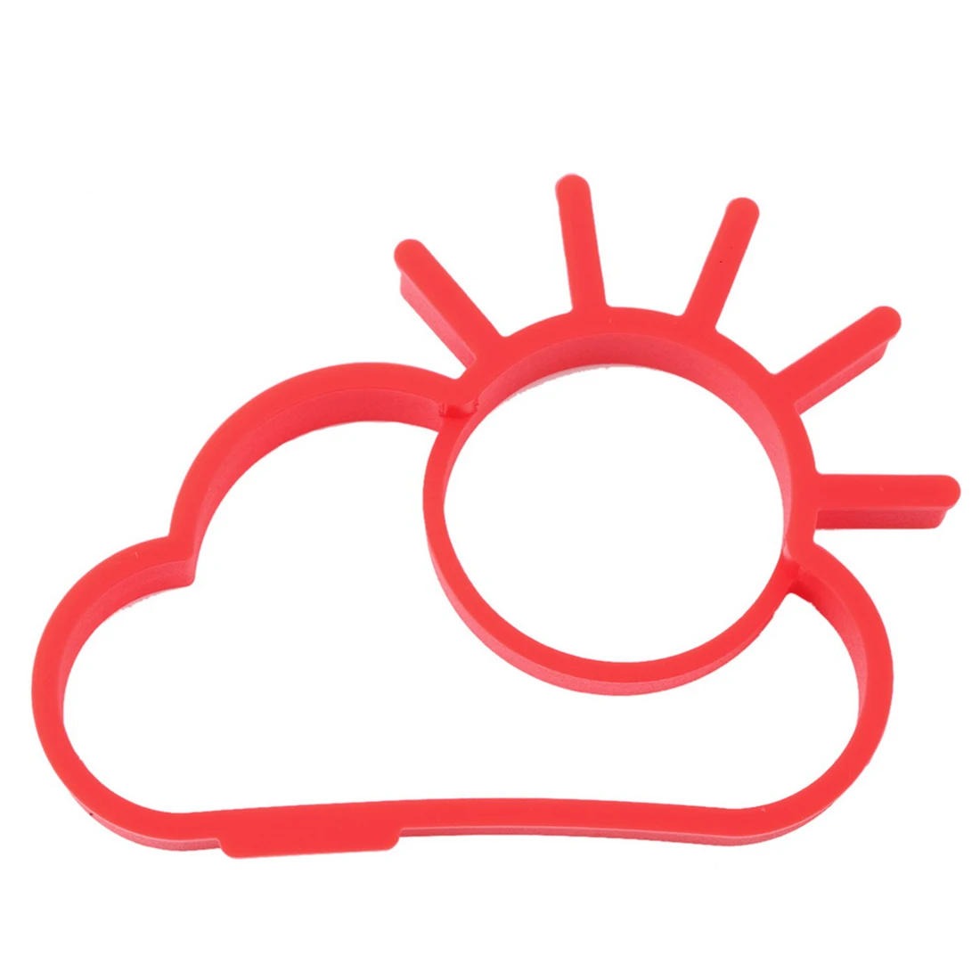 Sun and Cloud Горячая Мода для завтрака силиконовые кролик любовь Улыбка Звезда жареное яйцо формы для блинов кольцо формирователь инструменты для приготовления пищи Кухонные гаджеты подарок для детей - Цвет: Sun and Cloud