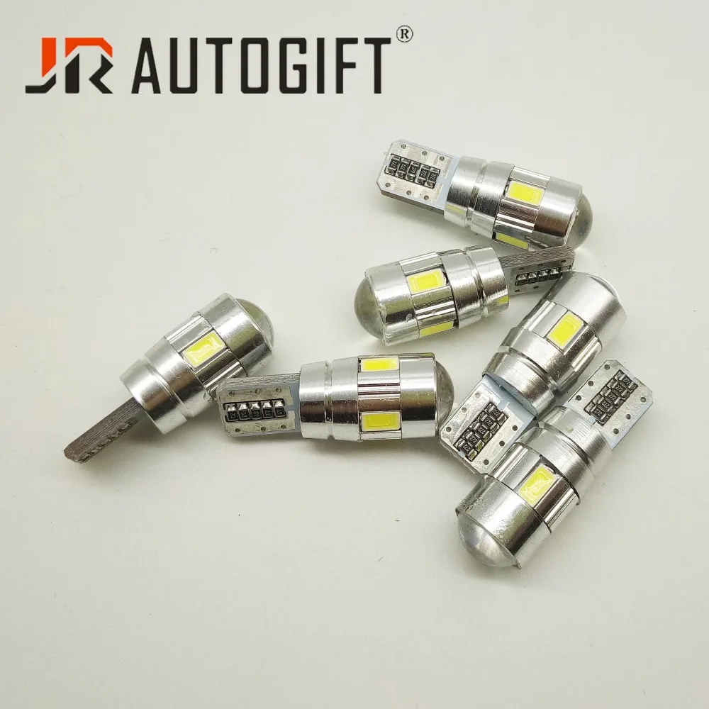 200x автомобильные аксессуары авто светодиодный T10 Canbus 194 W5W 6 SMD 5630 Светодиодный лампочки нет ошибок светодиодные фары для парковки T10 светодиодный автомобиля боковой свет