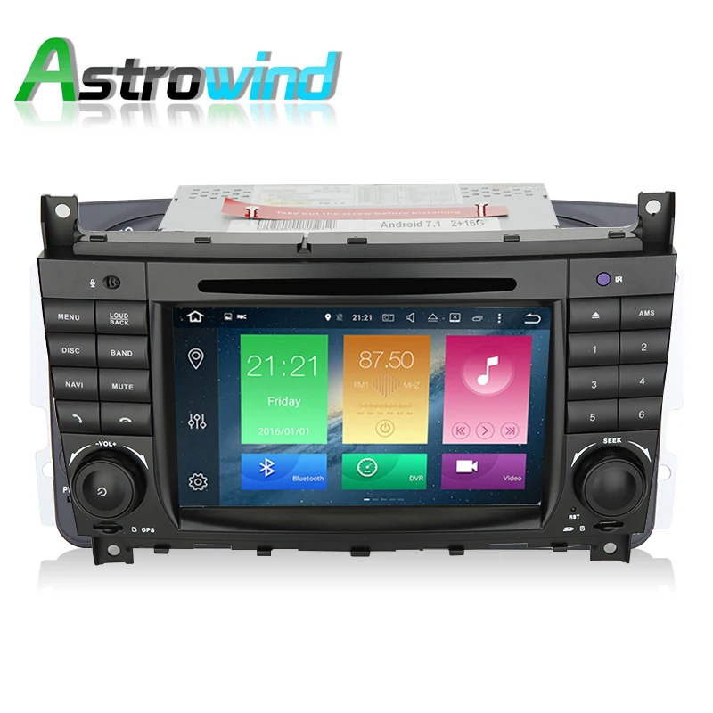 4G RAM 64G ROM No Tax Android 9 0 автомобильный dvd плеер GPS навигационное радио для Mercedes Benz CLK Class