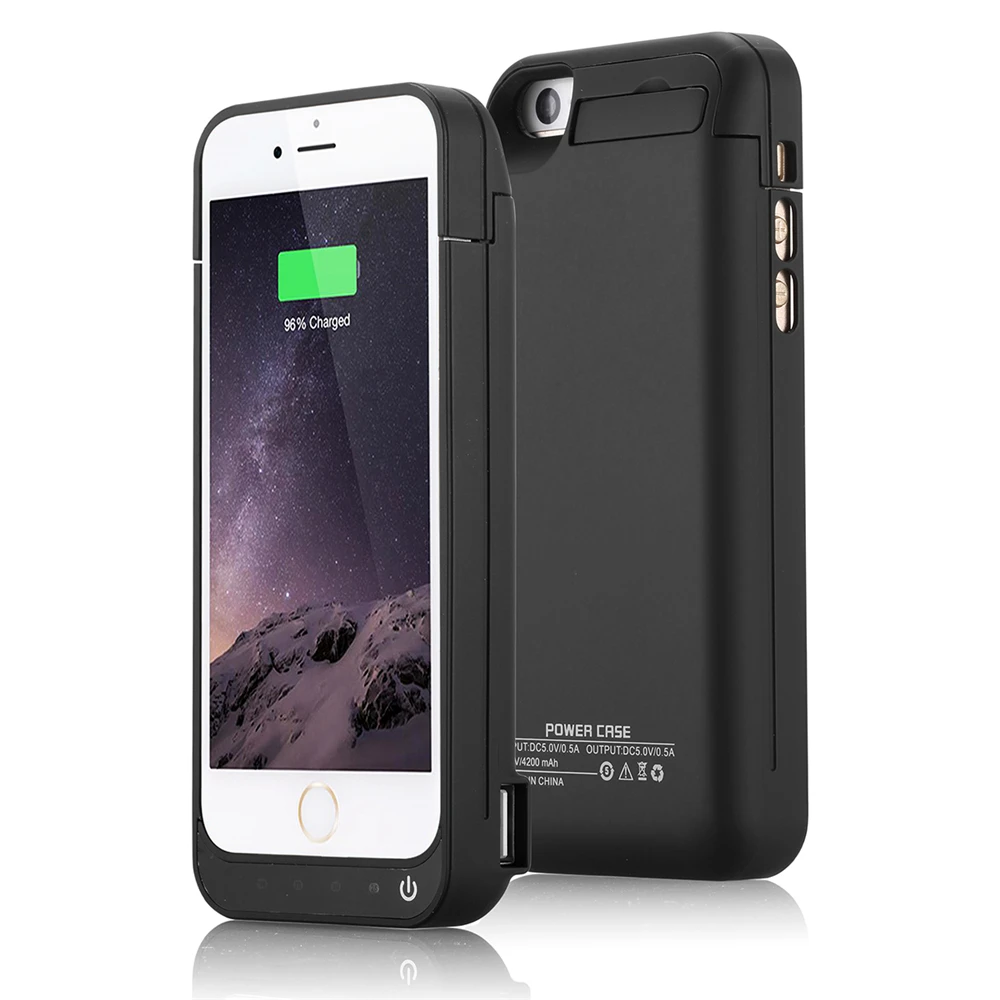NTSPACE 4200 мАч портативный Power Bank чехол для iPhone 5 внешний аккумулятор блок питания